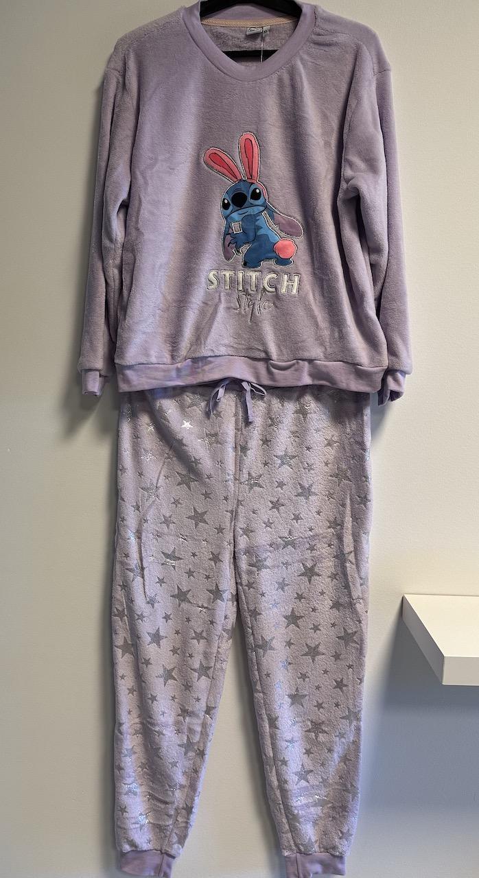 DISNEY- Winter Pyjama Long Stitch Style Pastel Lilac (XL)