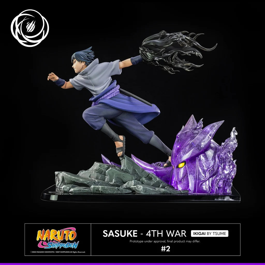 NARUTO - Sasuke Uchiwa Ikigai - 4th War - Resin Statue 1/6 By Tsume