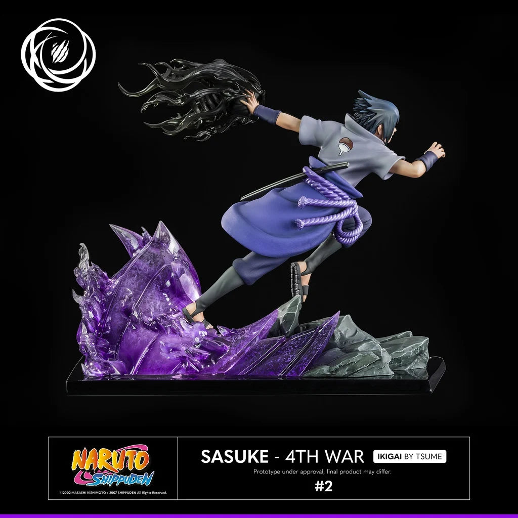 NARUTO - Sasuke Uchiwa Ikigai - 4th War - Resin Statue 1/6 By Tsume