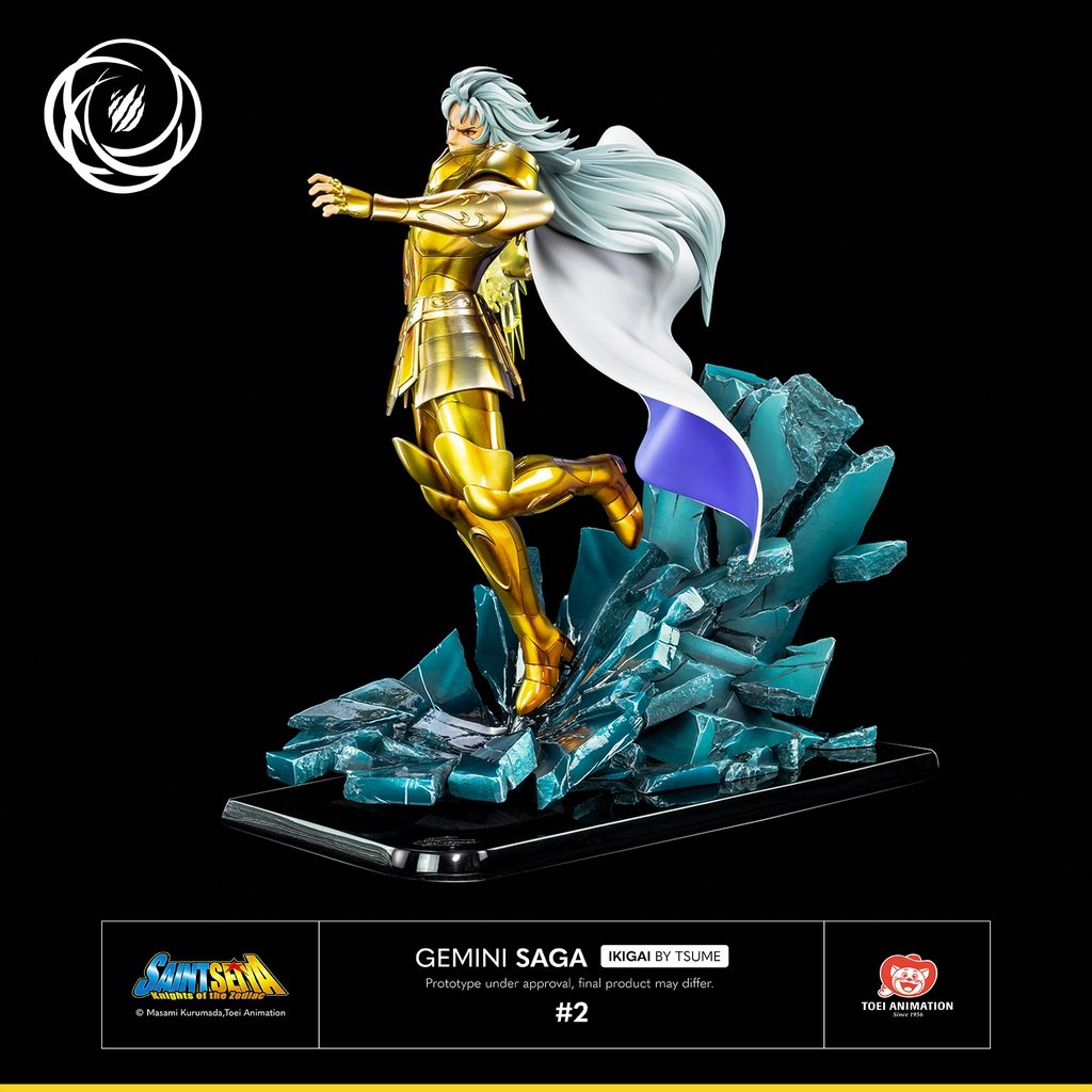 SAINT SEIYA - Gemini - Resin Ikigai Statue 1/6 By Tsume 37cm