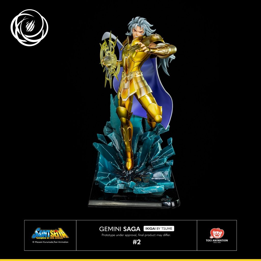 SAINT SEIYA - Gemini - Resin Ikigai Statue 1/6 By Tsume 37cm