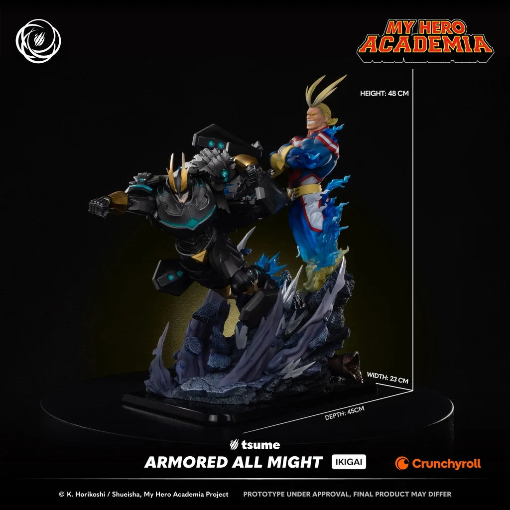 MY HERO ACADEMIA - Armored All Might - Statue Ikigai 1/6 By Tsume 48cm