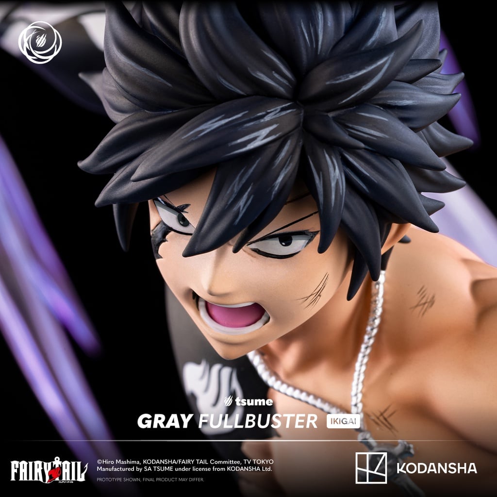 FAIRY TAIL - Gray Fullbuster - Statue Ikigai 1/6 By Tsume 37cm