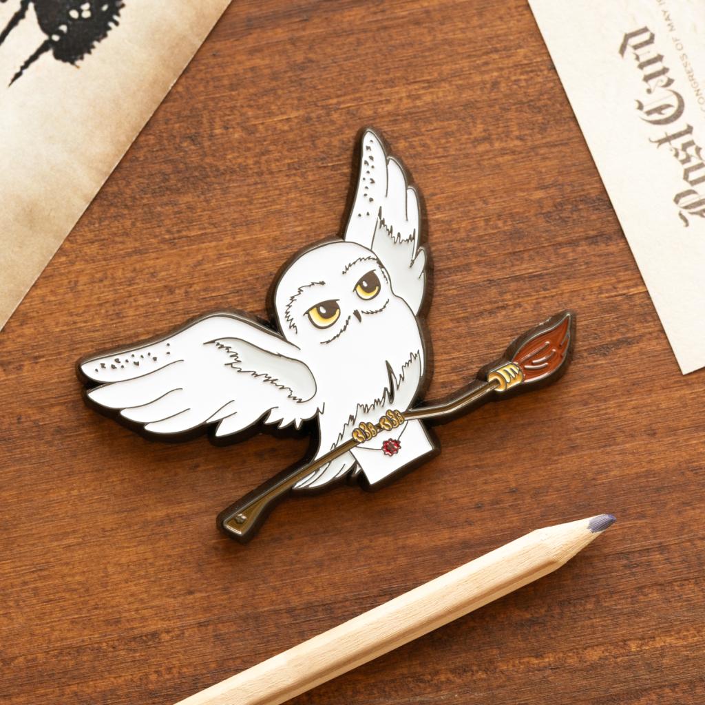 HARRY POTTER - Hedwig - Metal Magnet 7cm