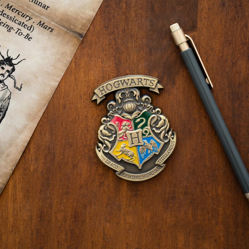 HARRY POTTER - Hogwarts - Metal Magnet 7cm