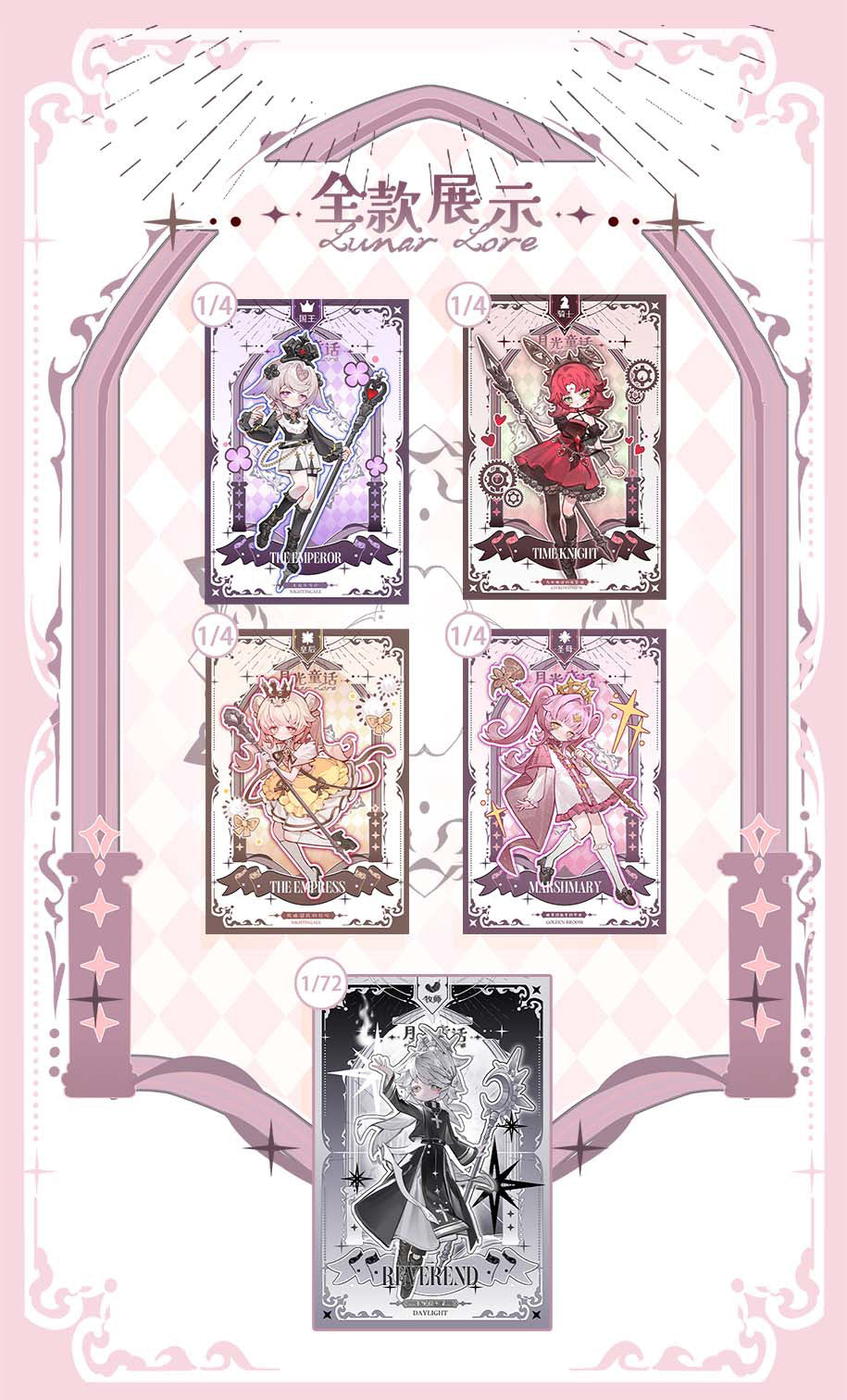 INEDIBLE DOLL - Lunar Lore Series BLIND BOX (4pcs) - 22cm