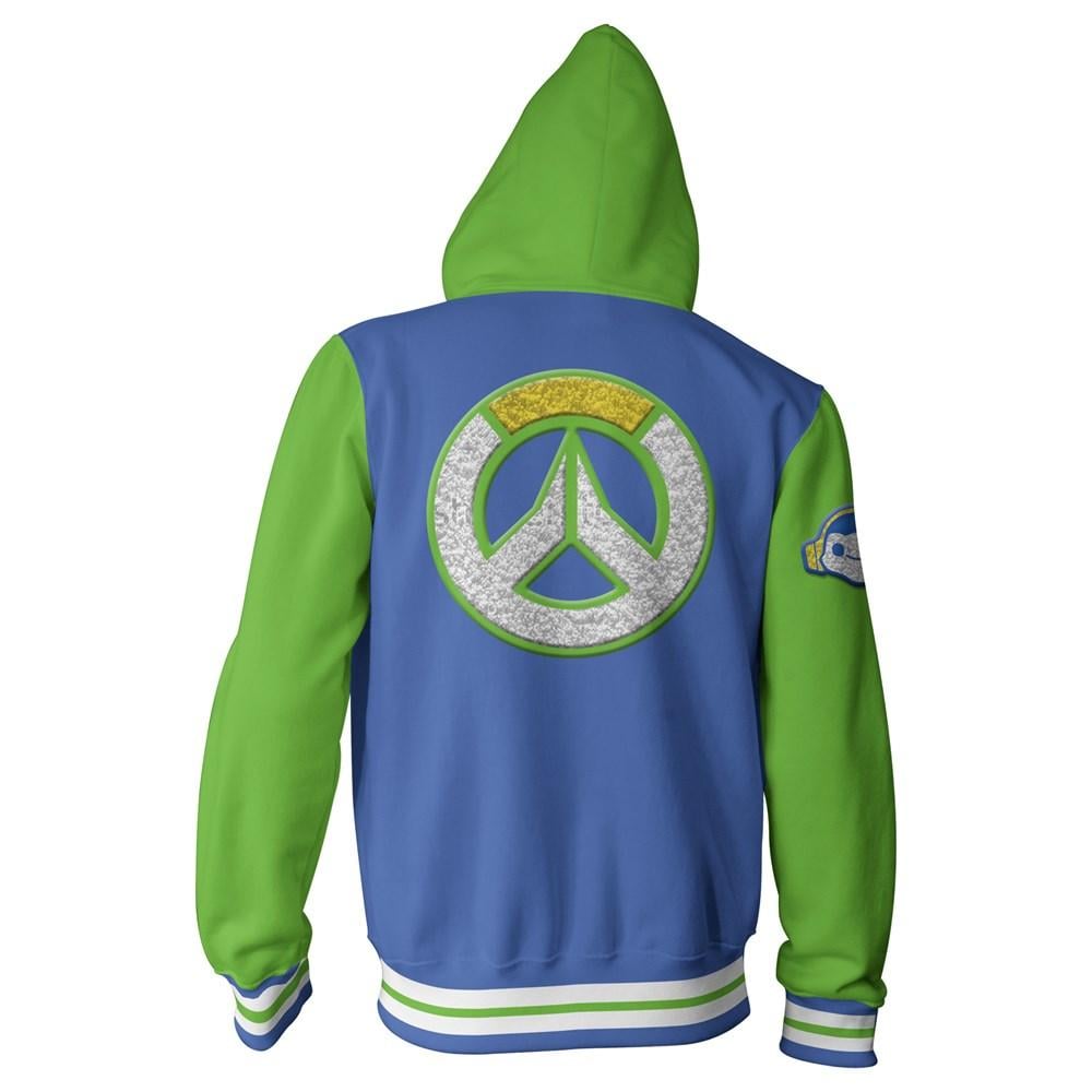 OVERWATCH - Varsity LUCIO Zip-up Hoodies (S)