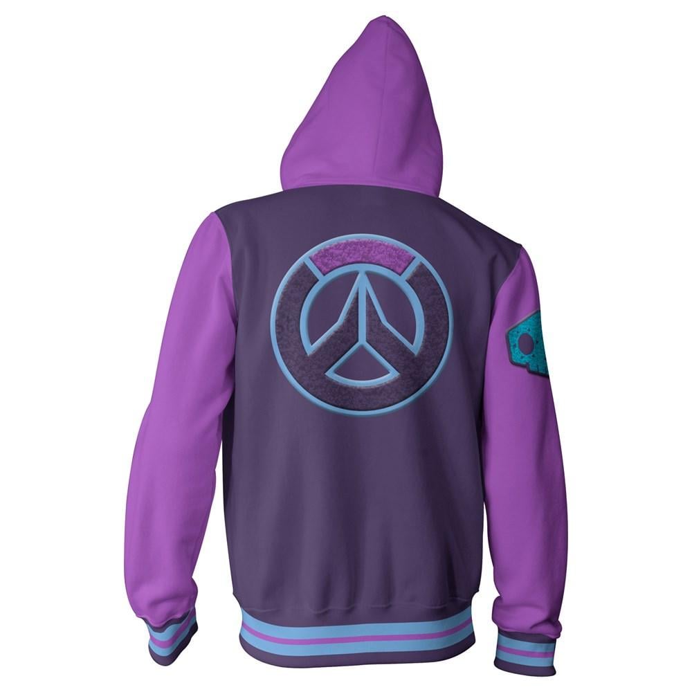 OVERWATCH - Varsity SOMBRA Zip-up Hoodies (M)