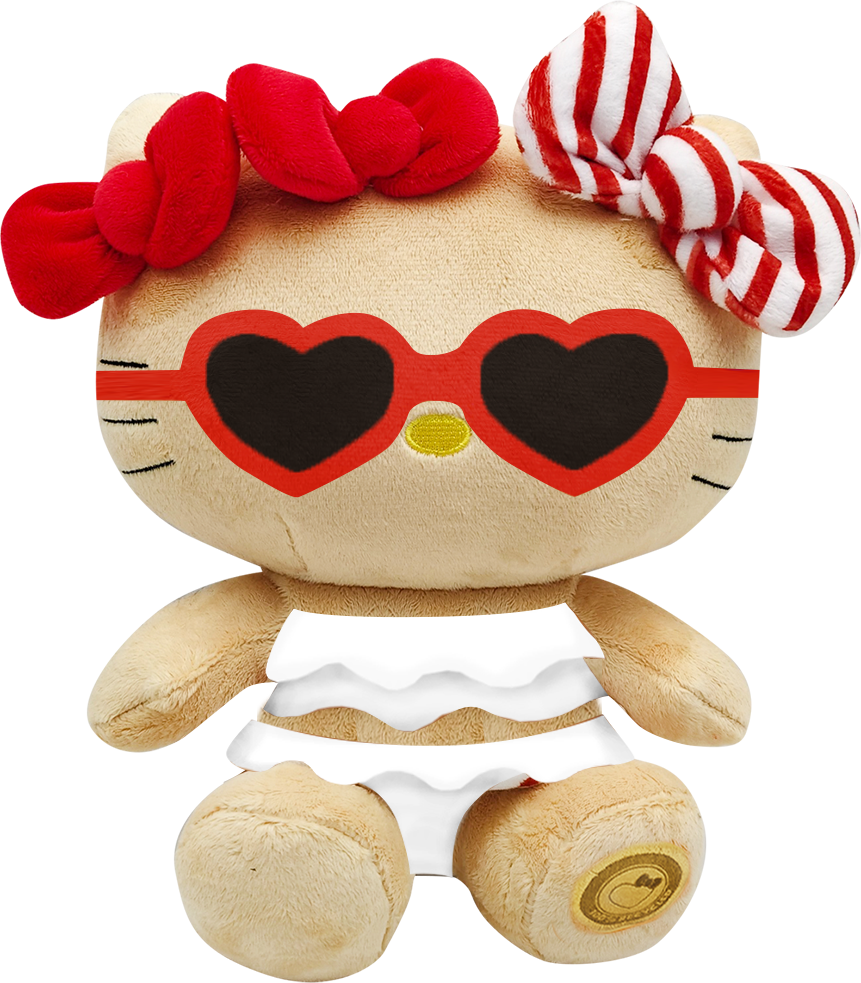 HELLO KITTY - Hello Kitty "Summer Days Glasses" - Plush 24cm