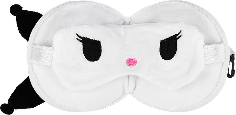HELLO KITTY - Kuromi - Travel bag with sleep mask 15cm