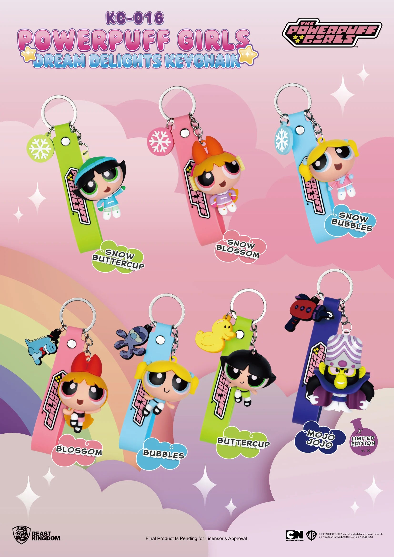 POWERPUFF GIRLS - Dream Delights - Keychain Blind Box (6pcs)