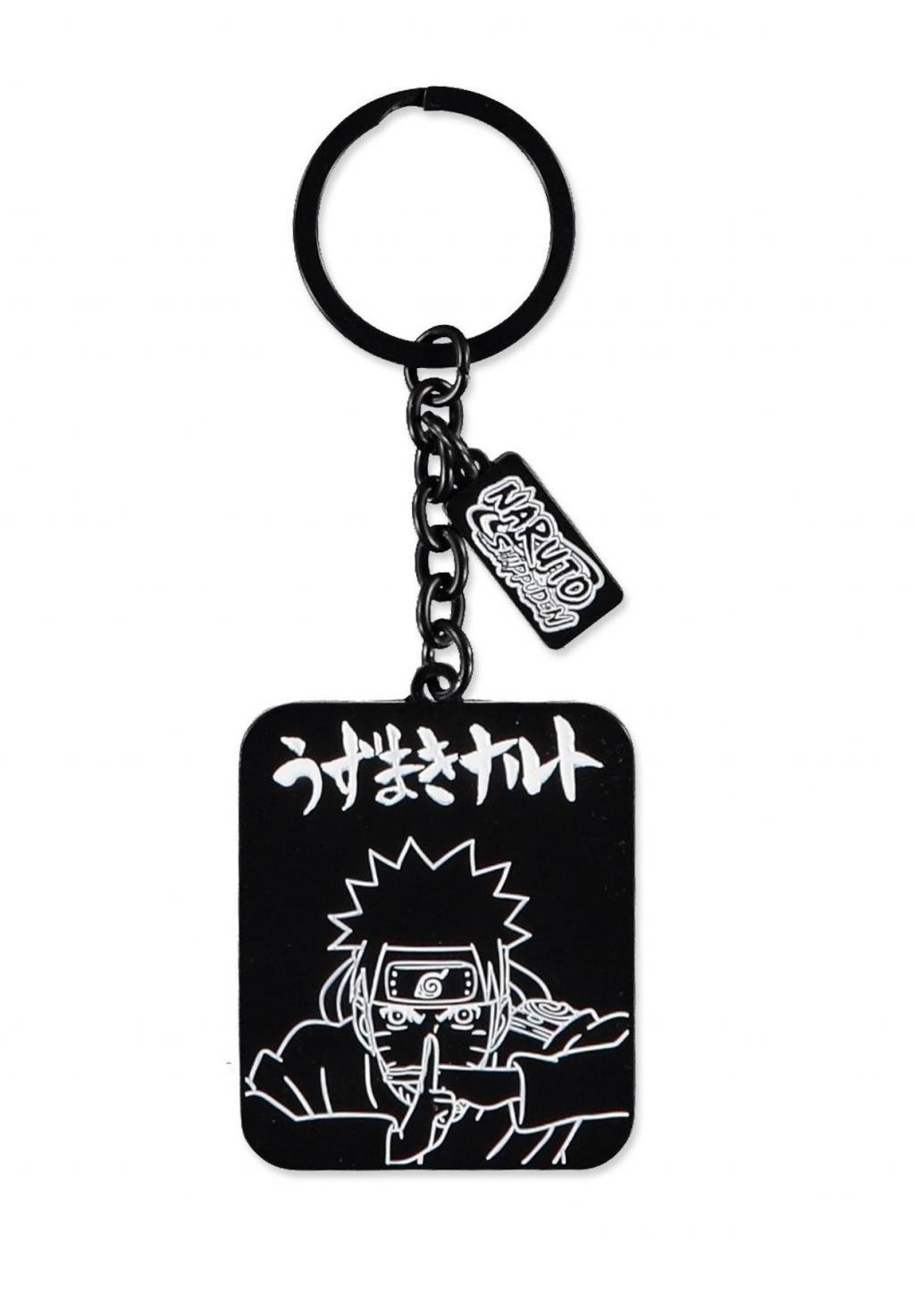 NARUTO Shippuden - Line Art - Metal Keychain