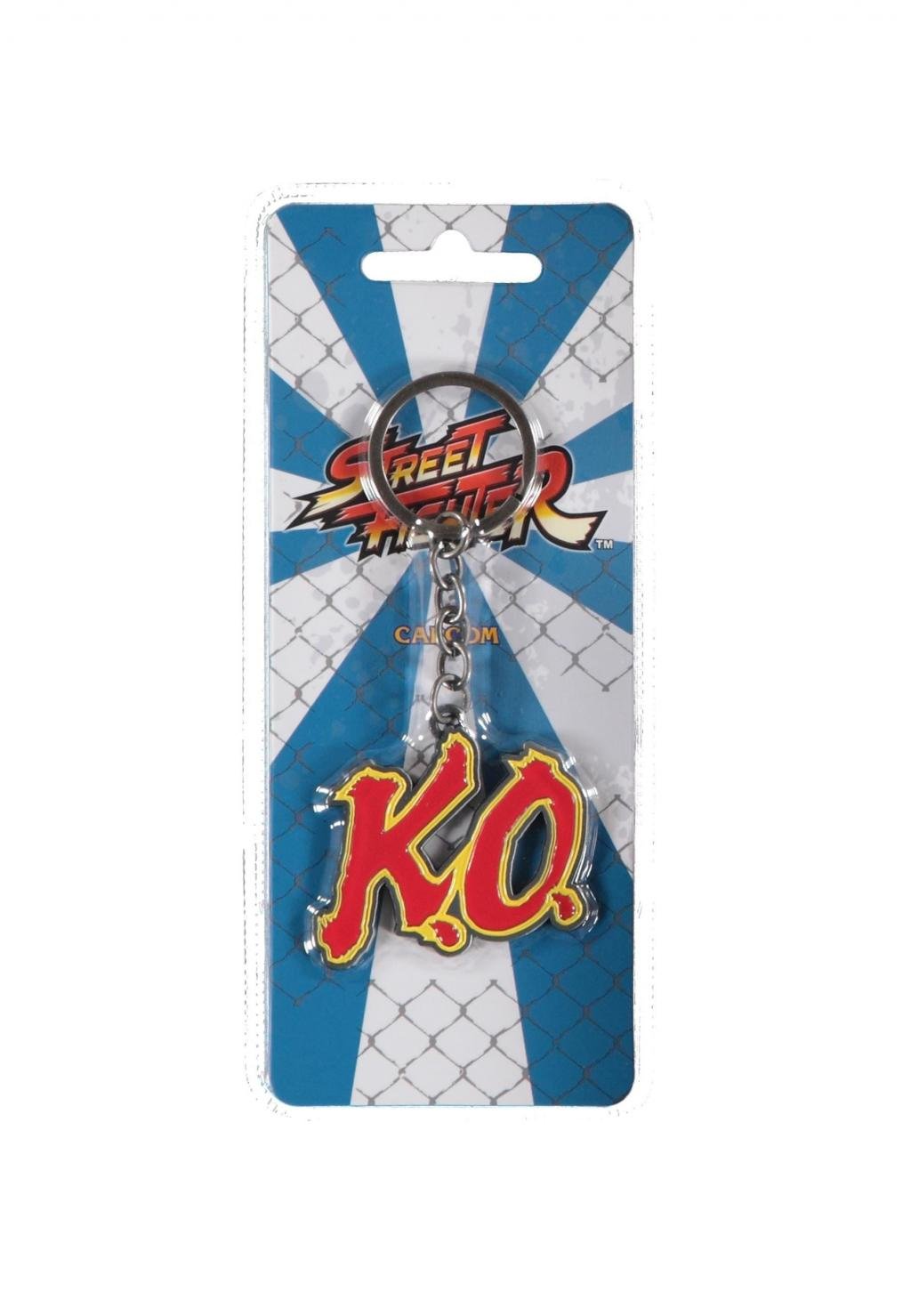 STREET FIGHTER - KO - Metal Keychain