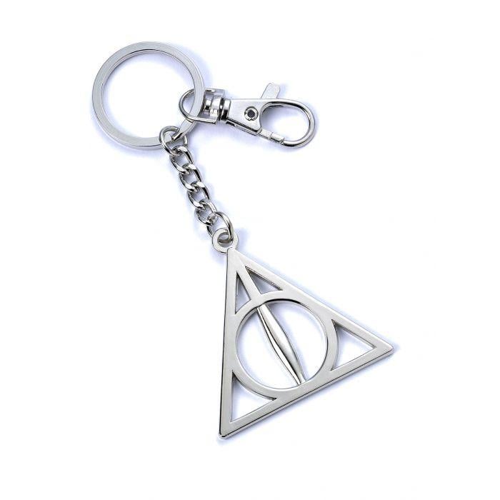 HARRY POTTER - Deathly Hallows - Silver Plated Keyring