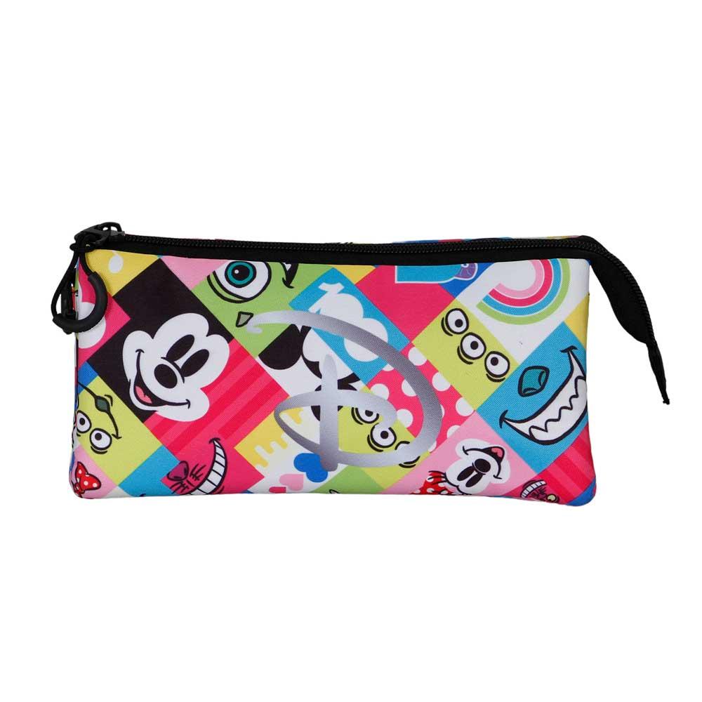 DISNEY 100 Years - Collage - Triple Pencil Case '23x11x7cm'