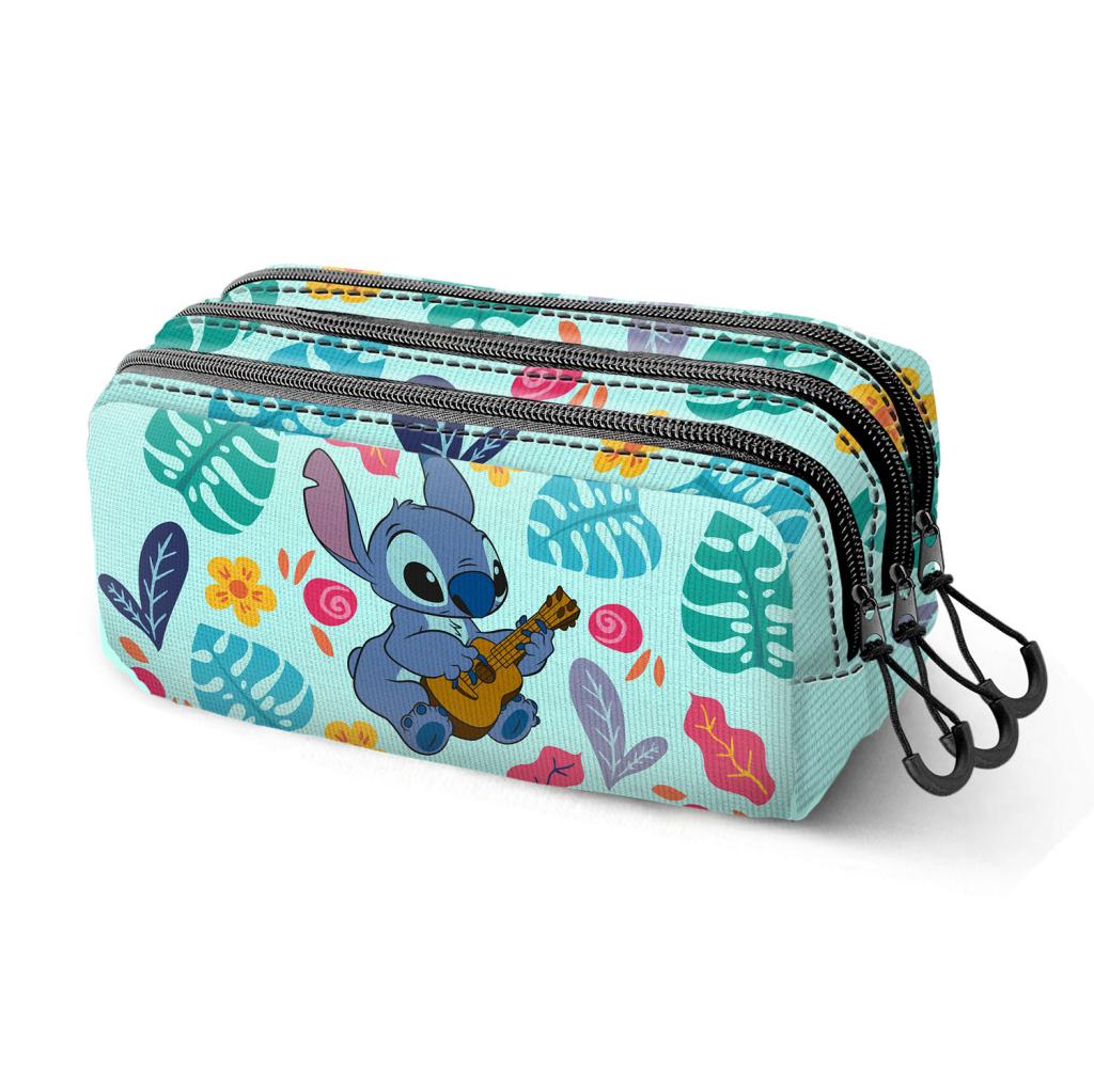 STITCH & Guitar - Trick Triple Pencil Case