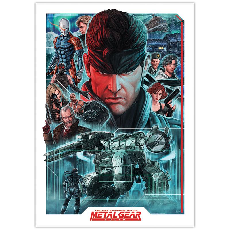 METAL GEAR SOLID - Montage - Art Print Limited Edition