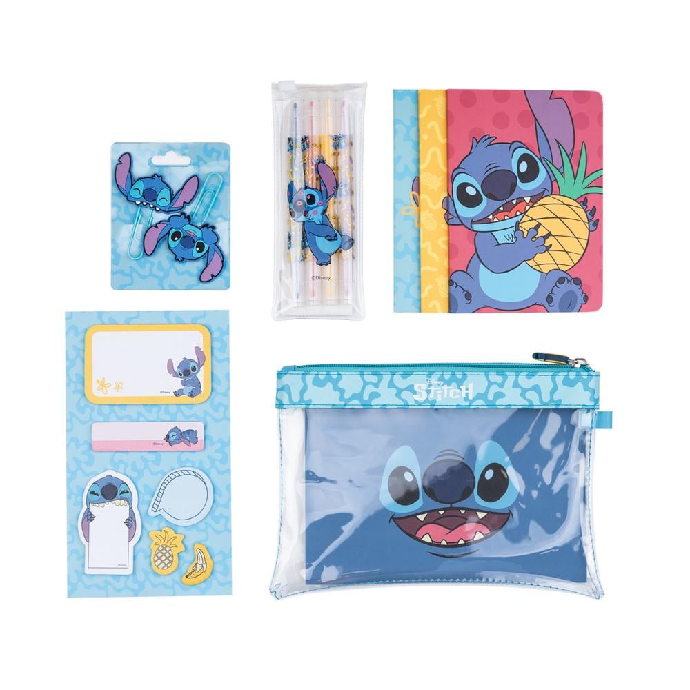 STITCH - Stationery Set with 3 A6 Notebooks - 10pc.