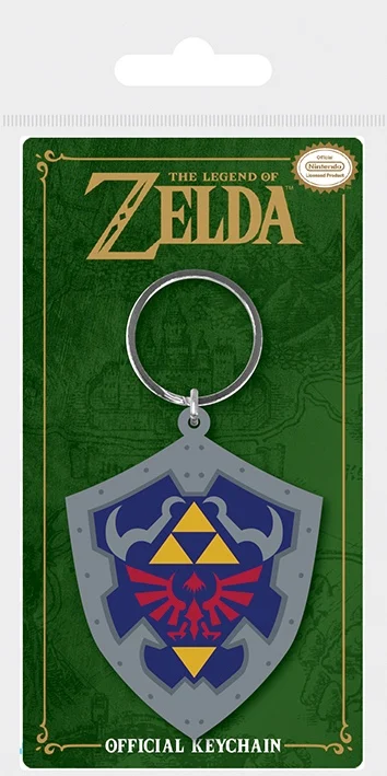 ZELDA - Porte-Clés Caoutchouc - Hylian Shield