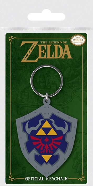 ZELDA - Porte-Clés Caoutchouc - Hylian Shield