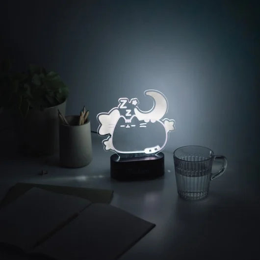 PUSHEEN - Sleep - Neon Decorative Lamp - 17cm