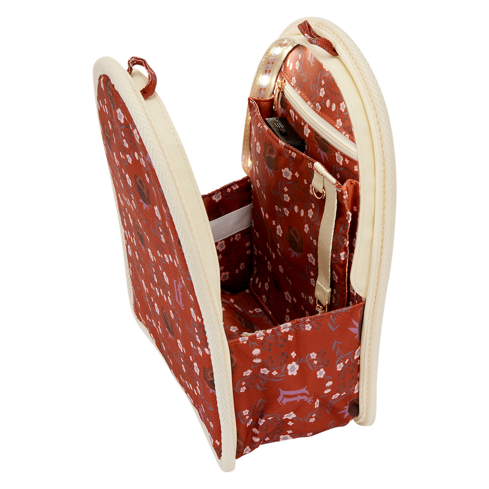 LOUNGEFLY - Cream & Red - Mini Backpack Organiser LoungeFly