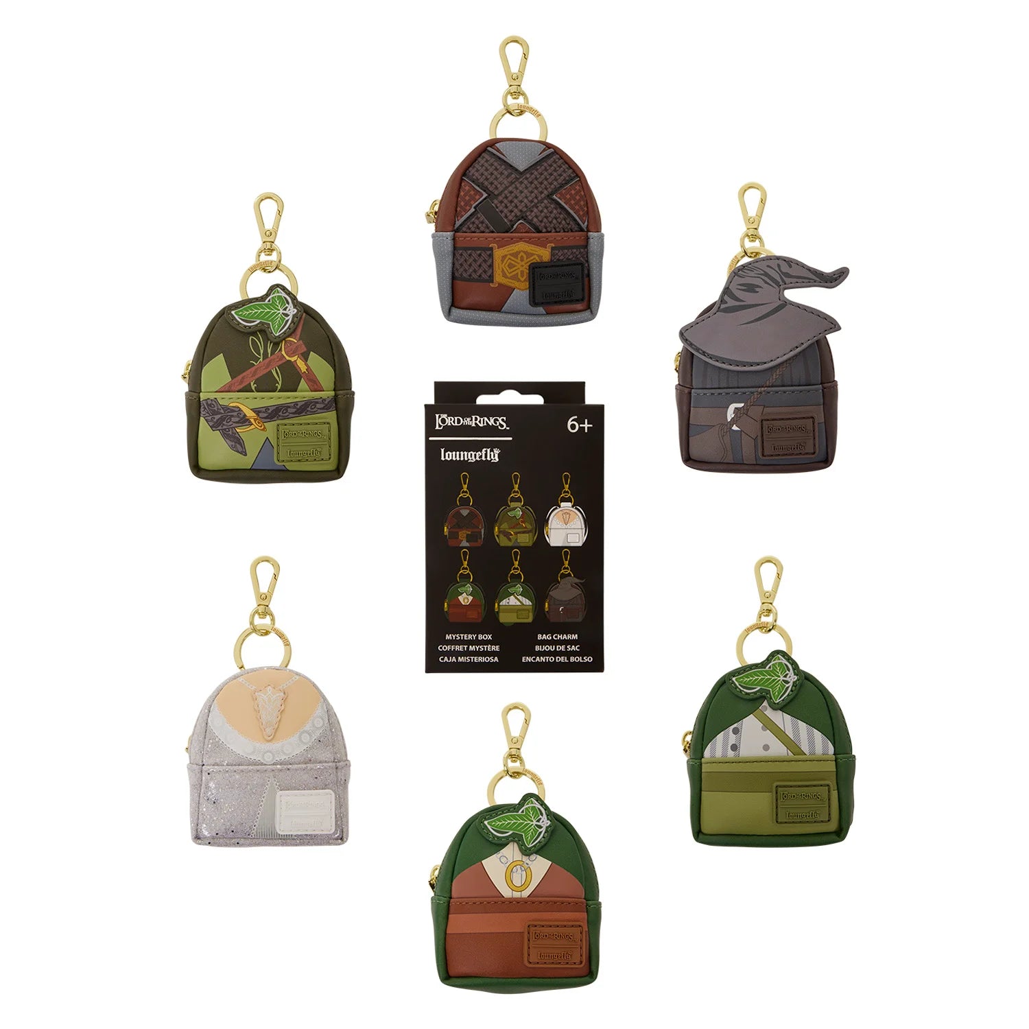LORD OF THE RING - Mini Backpack Bag Charm Loungefly Mystery Box