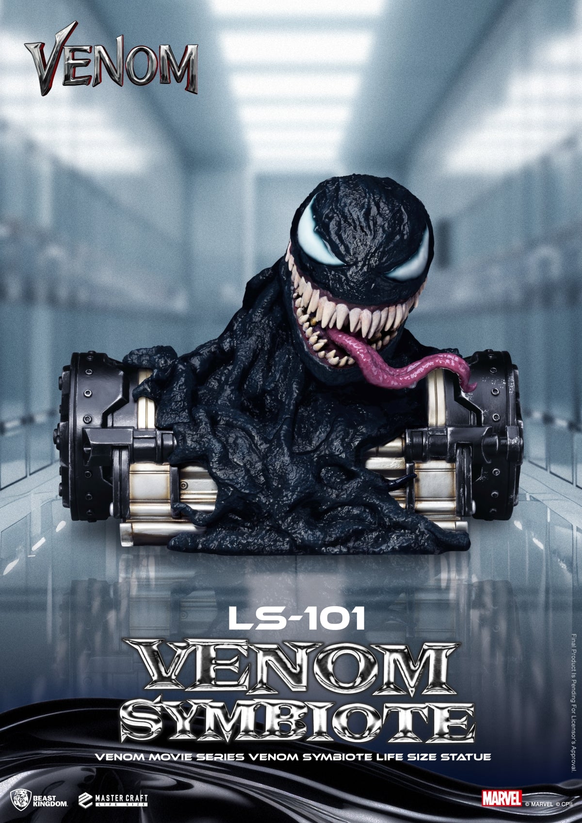VENOM - Venom Symbiote - Statue Life Size 24cm