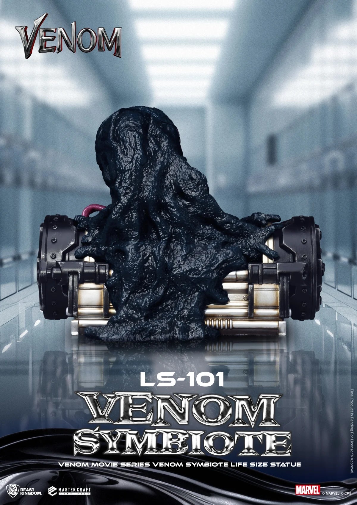 VENOM - Venom Symbiote - Statue Life Size 24cm