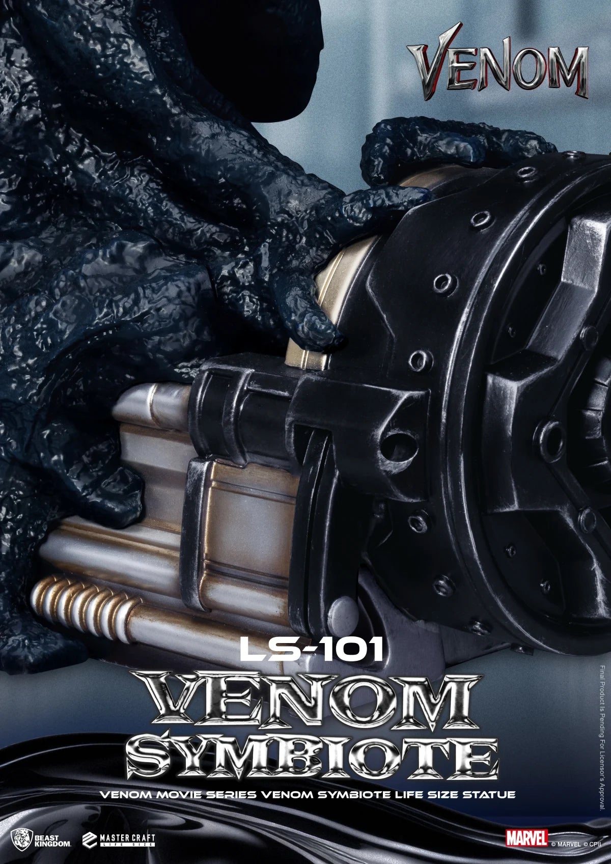 VENOM - Venom Symbiote - Statue Life Size 24cm