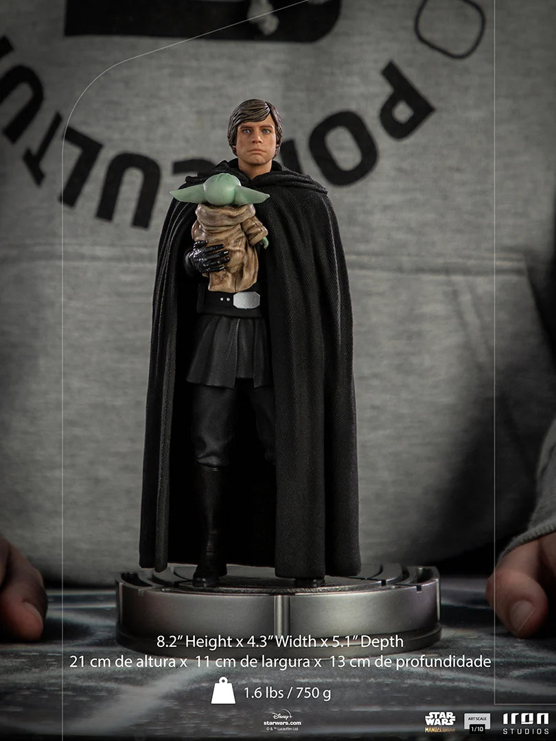 STAR WARS – Luke Skywalker und Grogu – Statue ArtScale 1/10 21 cm