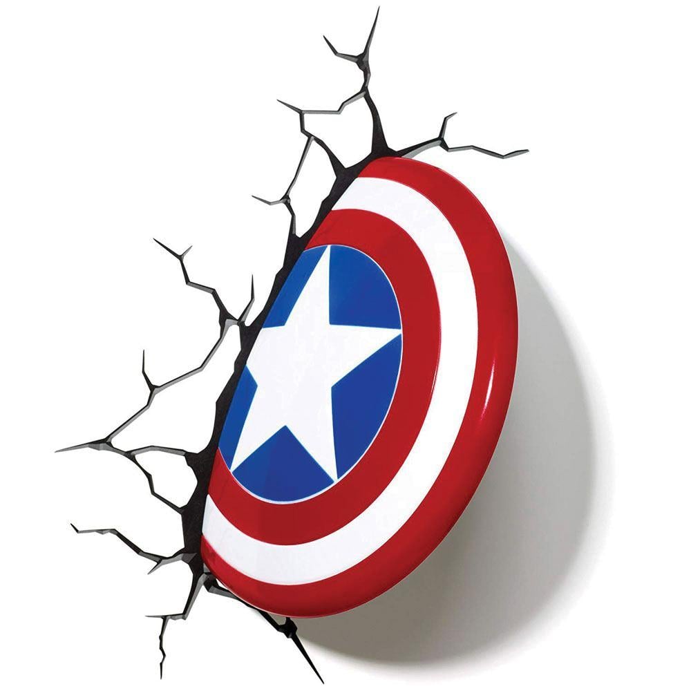 MARVEL - 3D Deco Light - CAPTAIN AMERICA SHIELD