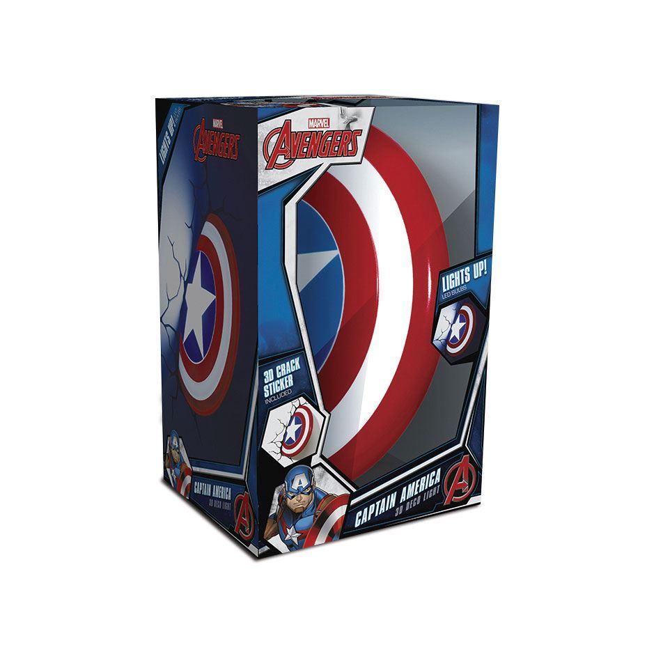 MARVEL - 3D Deco Light - CAPTAIN AMERICA SHIELD