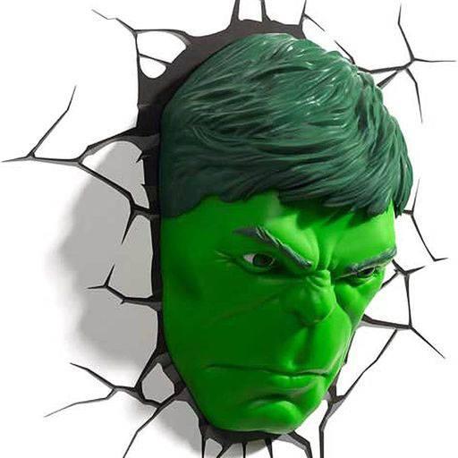 MARVEL - 3D Deco Light - HULK FACE