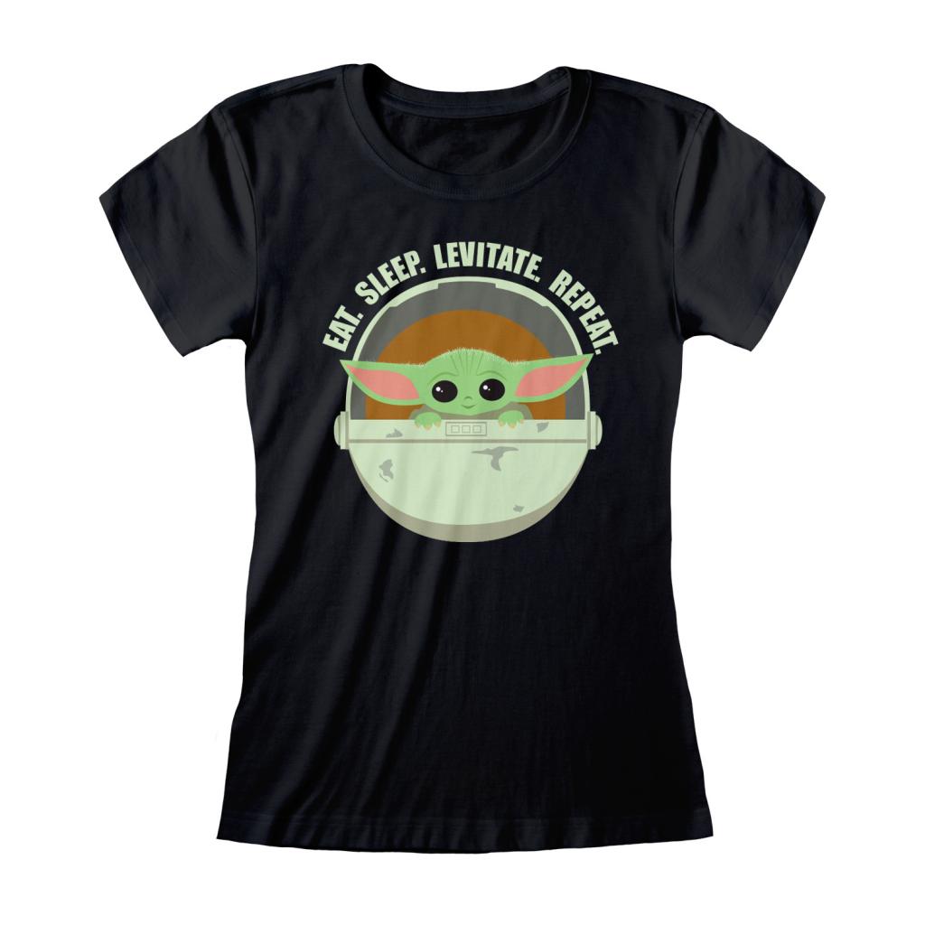 MANDALORIAN - Women T-Shirt - The Child Eat Sleep Levitate - (XXL)