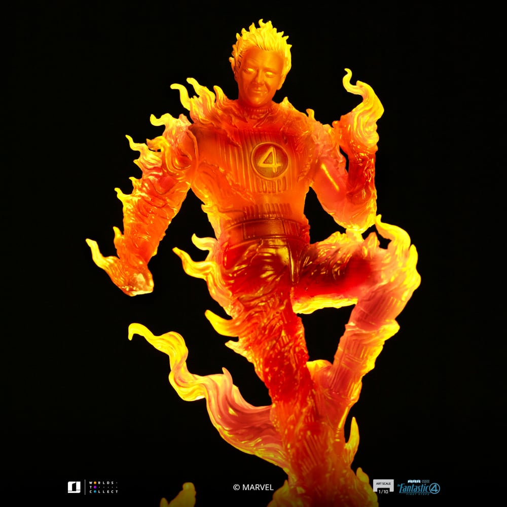 FANTASTIC FOUR 2025 - Human Torch - Statue Art Scale 1/10 21cm