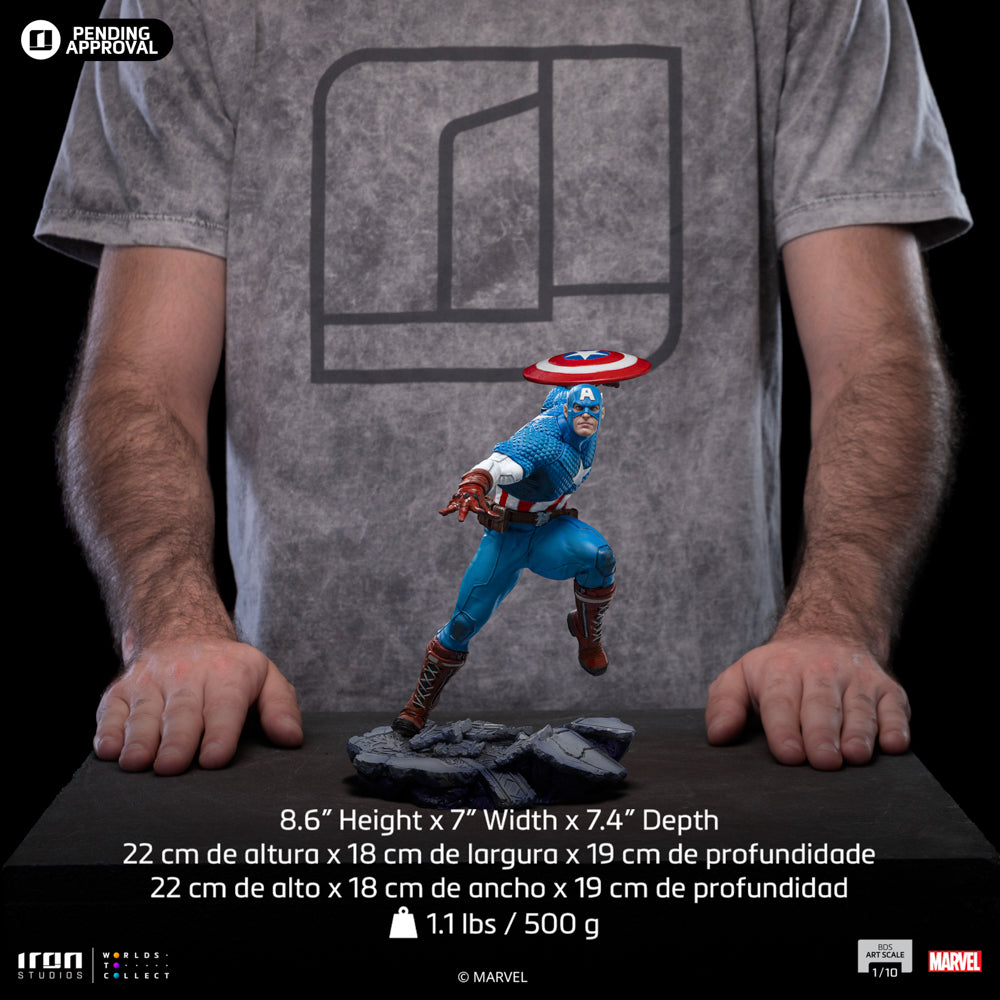 MARVEL - Captain America - Statue BDS Art Scale 1/10 22cm