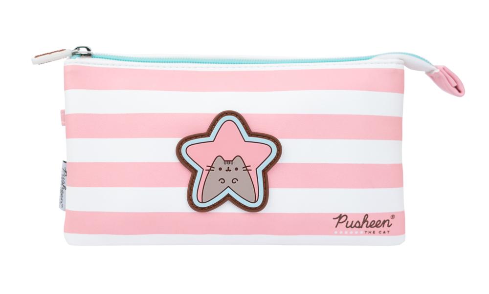 PUSHEEN - Rose Collection - Triple Pencil Case