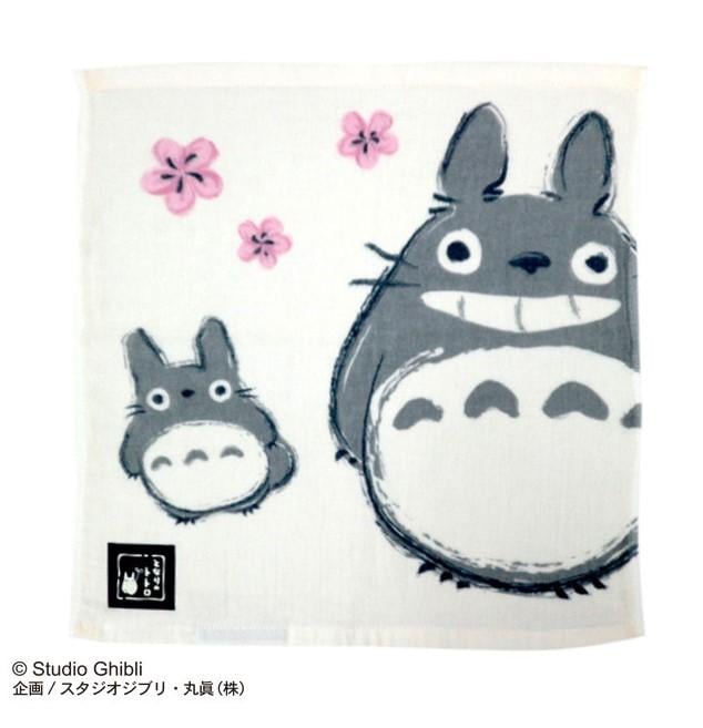 MY NEIGHBOR TOTORO - Totoro Sakura - Mini Towel Imabari 34x36cm