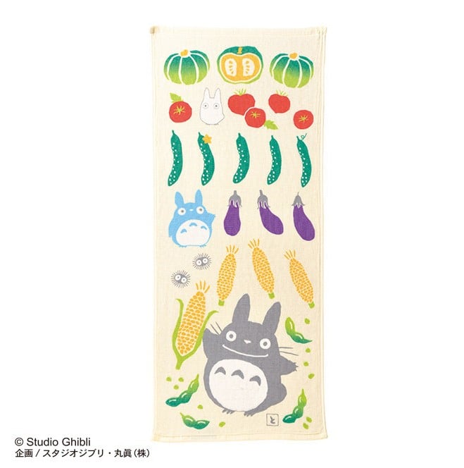 MY NEIGHBOR TOTORO - Totoro summer vegetable - Imabari Towel 34x80cm