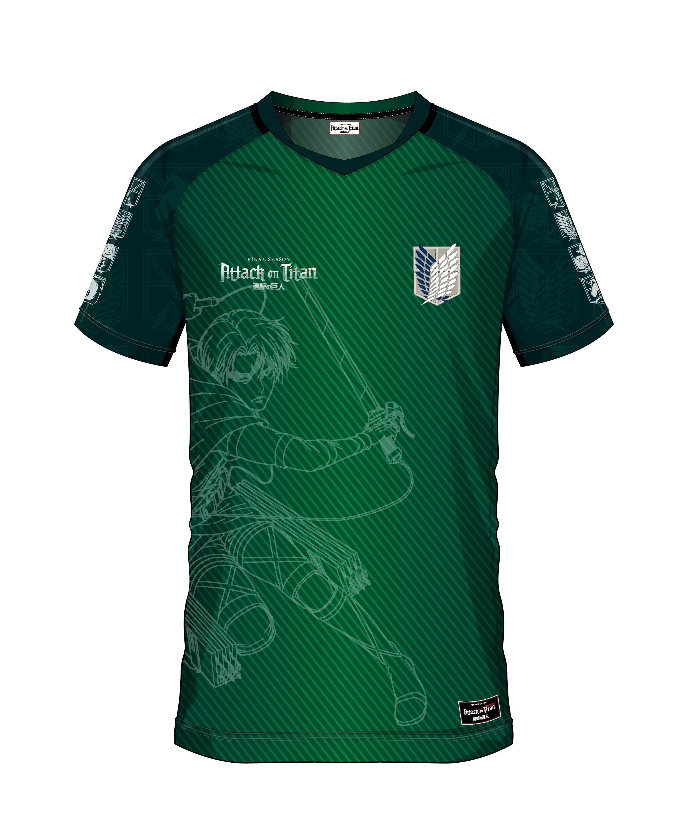 ATTACK ON TITAN - Scout Regiment 09 - Soccer Jersey Men (XL)