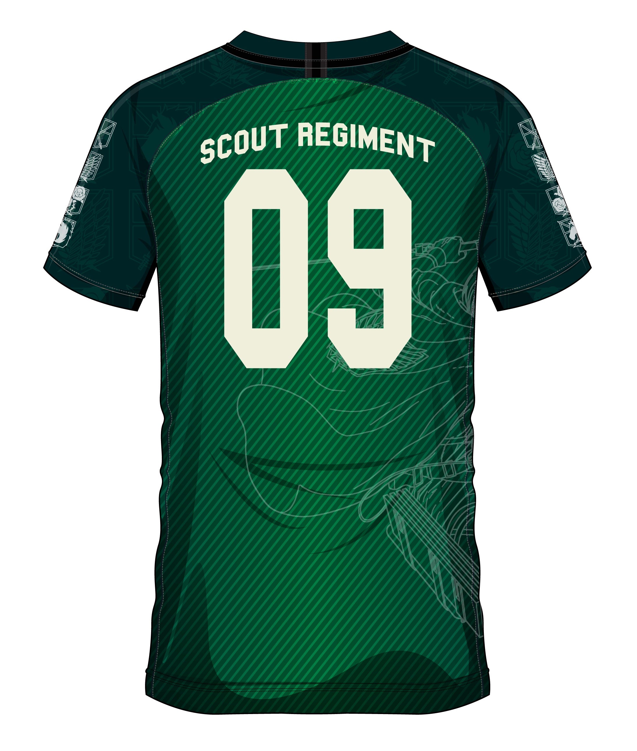 ATTACK ON TITAN - Scout Regiment 09 - Soccer Jersey Men (S)