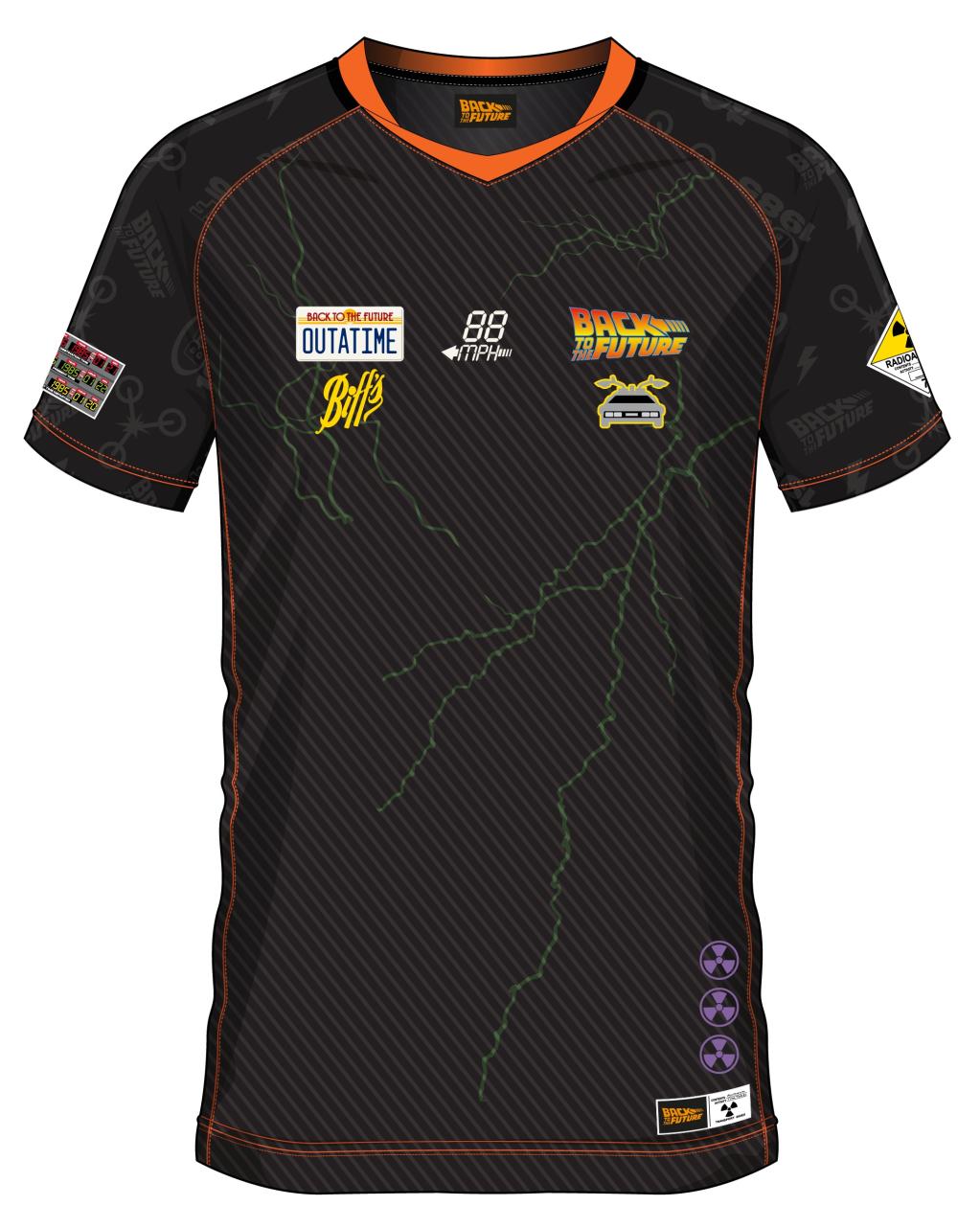 BACK TO THE FUTURE - Hey McFly 85 - Soccer Jersey Men (XXL)