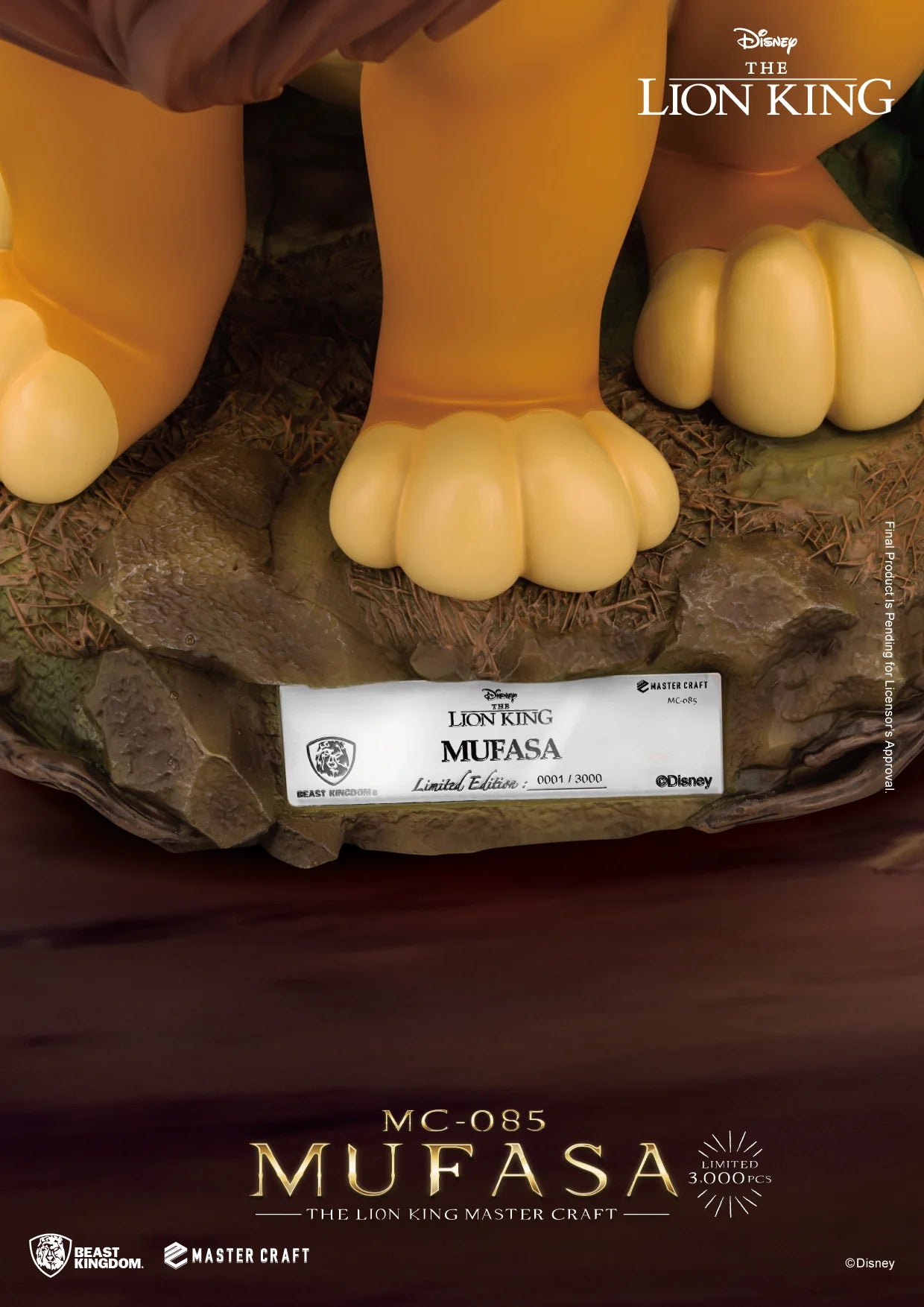 THE LION KING - Mufasa - Statue Master Craft 35.6cm