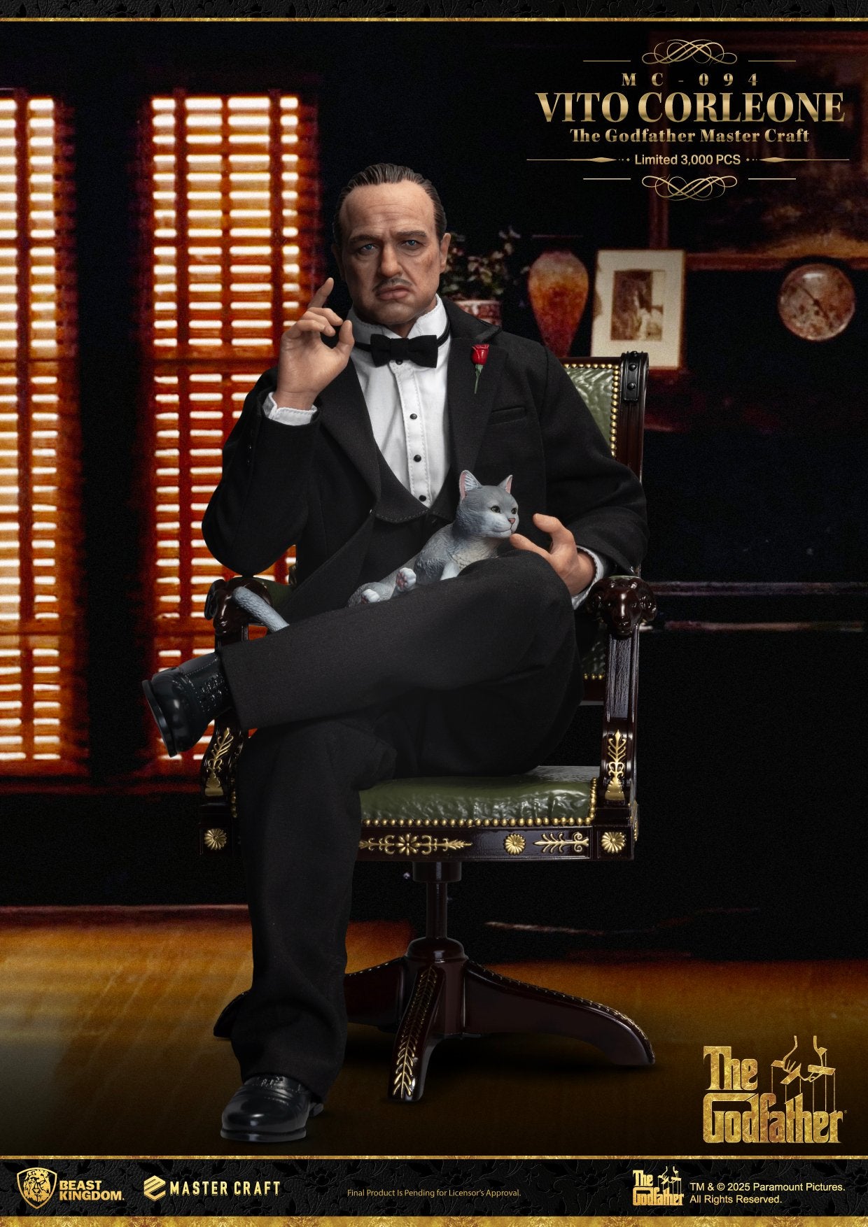 THE GODFATHER - Vito Corleone - Statue Master Craft 31cm
