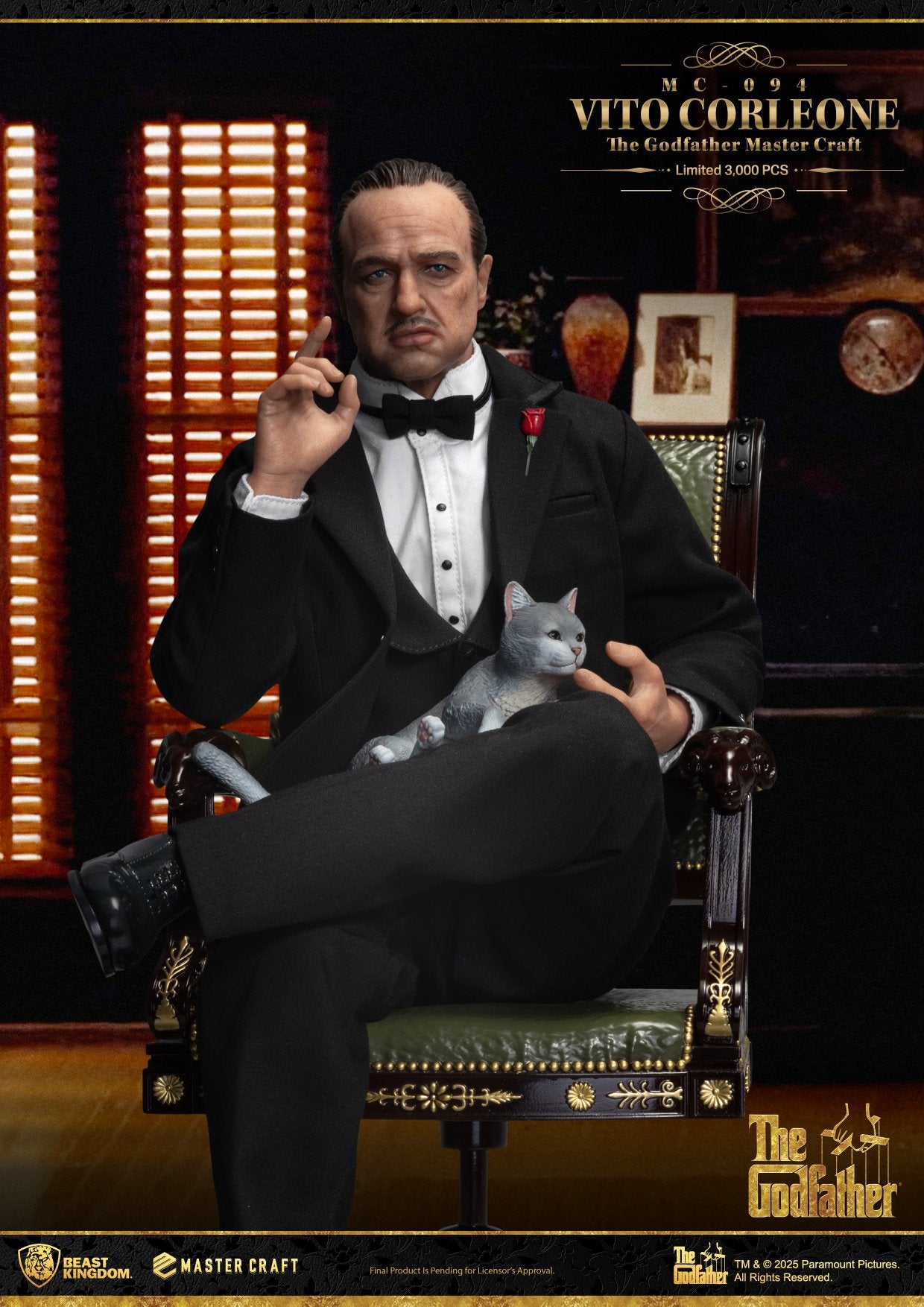 THE GODFATHER - Vito Corleone - Statue Master Craft 31cm