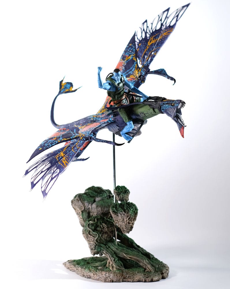 AVATAR LA VOIE DE L'EAU - Recom Quaritch & RDA Banshee - Figure 18cm