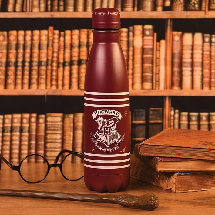 HARRY POTTER - Metal Bottle - Crest & Stripes - 500ml