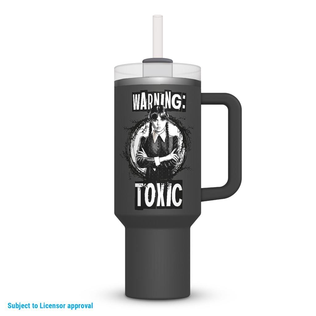 WEDNESDAY - Warning : Toxic - Stainless Steel Cup 1.2l