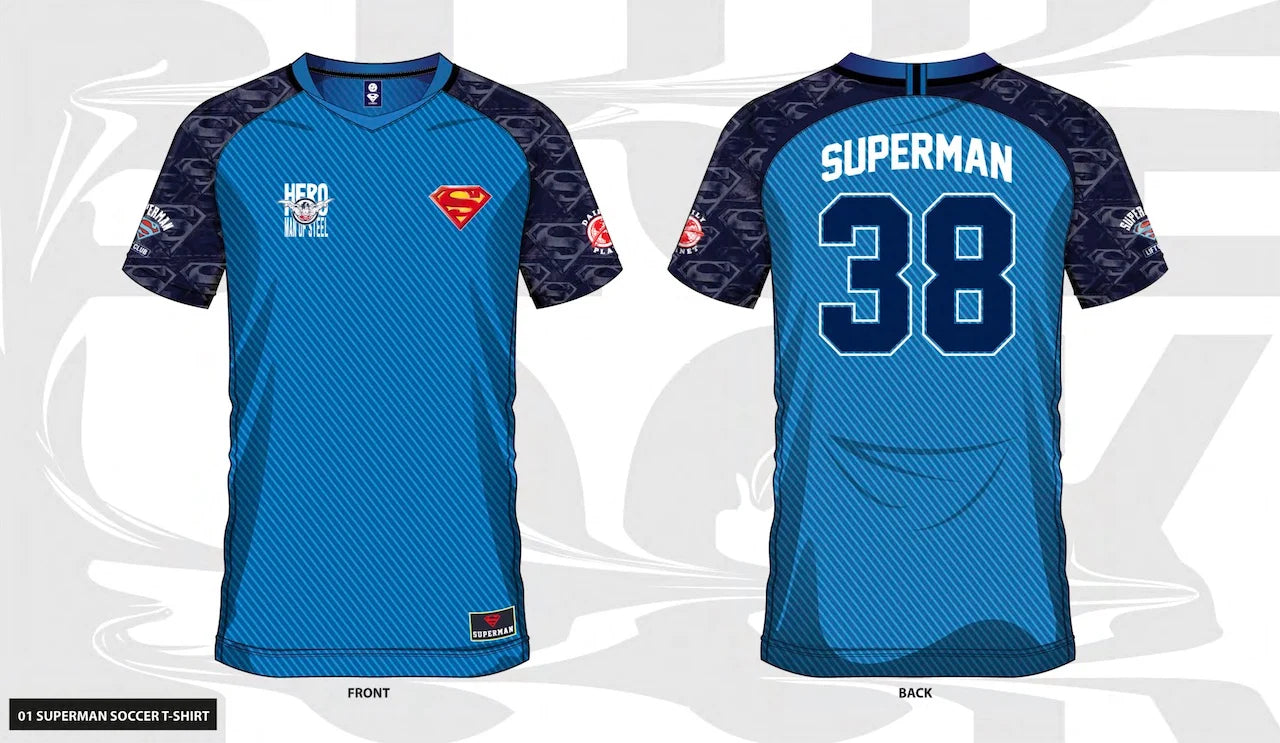 SUPERMAN - Superman 38 - Soccer Jersey Men (L)